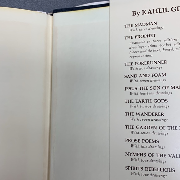 The Prophet by Khalil Gibran Hardcover Book with Original Dust Jacket 🛑 - Picture 8 of 16